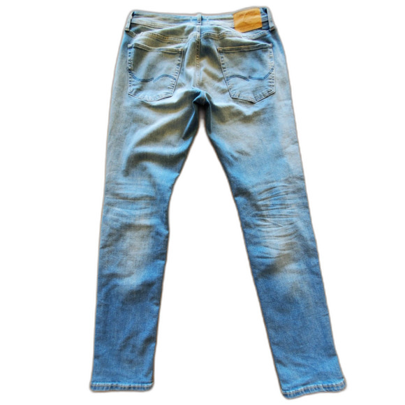 JACK & JONES 12166845 Skinny/Liam Jeans 34/32 But Inseam About 30.6 EUC - Picture 3 of 13